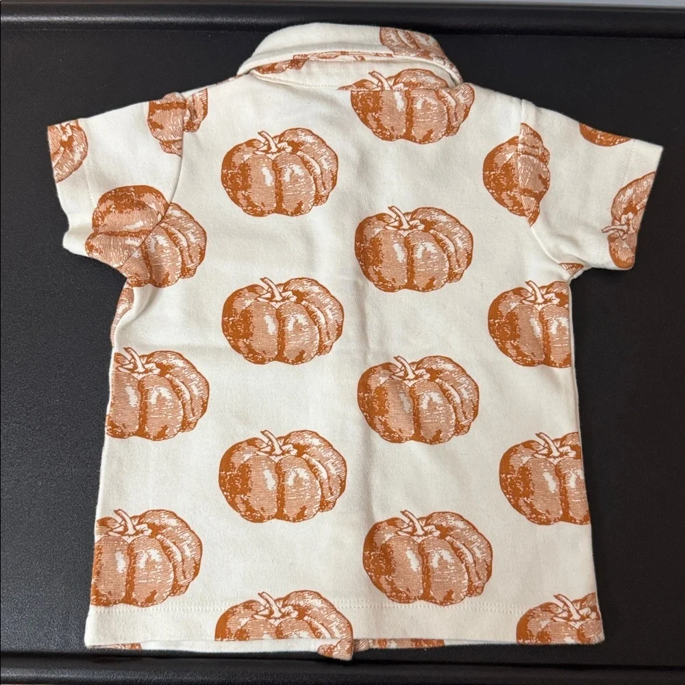 Kate Quinn Pumpkin Halloween Top Shirt Baby 12-18 Months New NWT